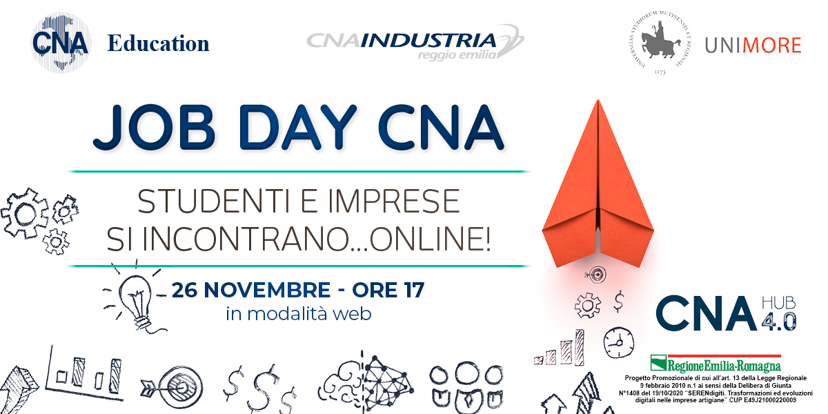 Job Day CNA seconda edizione: studenti Unimore e imprese si incontrano online Job Day CNA seconda edizione: studenti Unimore e imprese si incontrano online