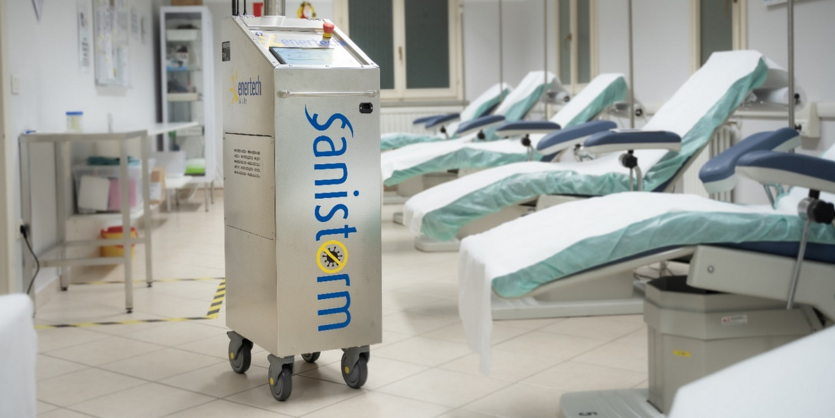 Enertech, azienda socia CNA, presenta SANISTORM® strumento innovativo di sanificazione indoor anticovid Enertech, azienda socia CNA, presenta SANISTORM® strumento innovativo di sanificazione indoor anticovid