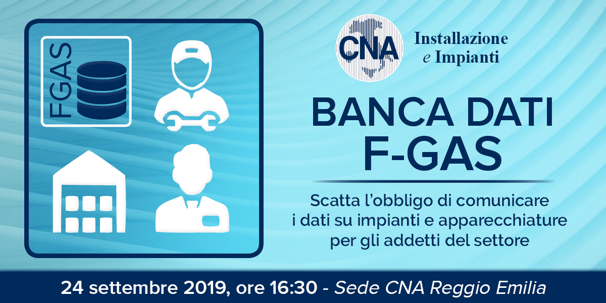 Banca dati F-GAS: dal 24 settembre scatta l'obbligo delle comunicazioni Banca dati F-GAS: dal 24 settembre scatta l'obbligo delle comunicazioni